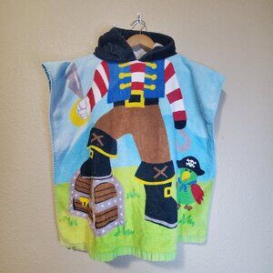 Pirate Poncho Towel for kids